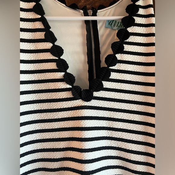 Francesca’s NWT Womens black and white classic sleeveless‎ dress size large - Picture 2 of 7